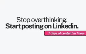 ۷ روز ، ۷ پست: یک استراتژی ساده برای رشد در LinkedIn [Infographic]